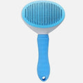 Pet Dog Cat Self Cleaning Slicker Brush Hair Remover Grooming Deshedding Comb